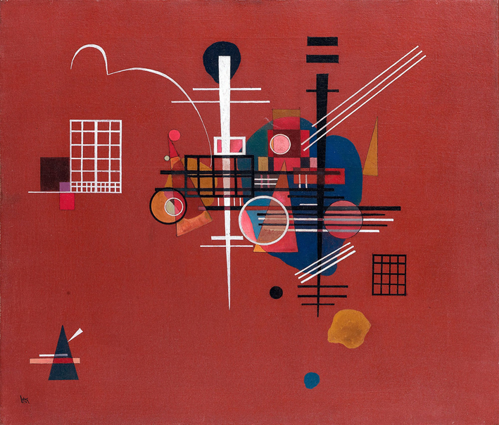  瓦西里·康丁斯基 wassily kandinsky ——沉闷的红